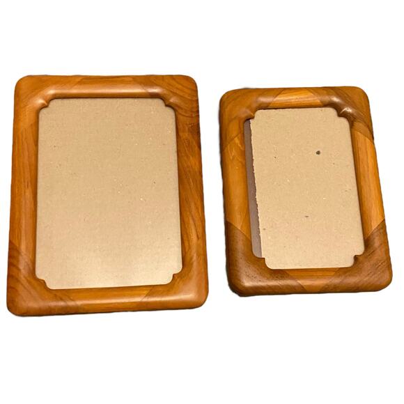 Vintage Fetco Fine Wood Handcrafted 5" x 7" Picture Frame Photo Made in Thailand - Picture 7 of 16